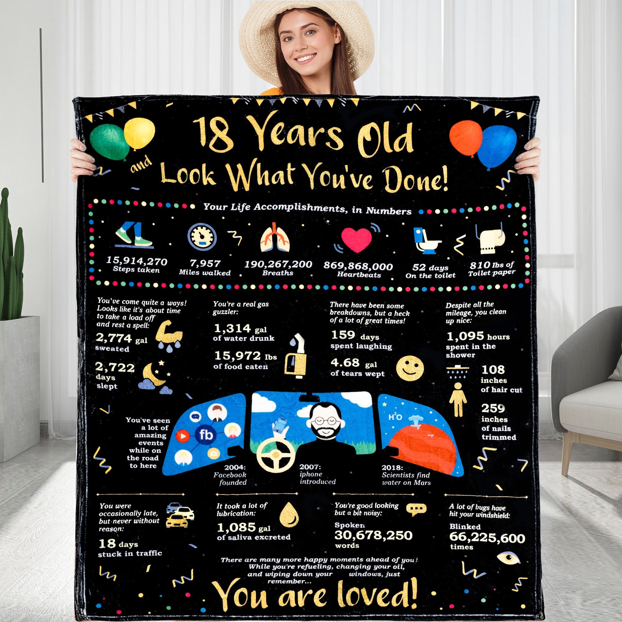 14 Year Old Girl Gifts for Birthday Blanket 50x60