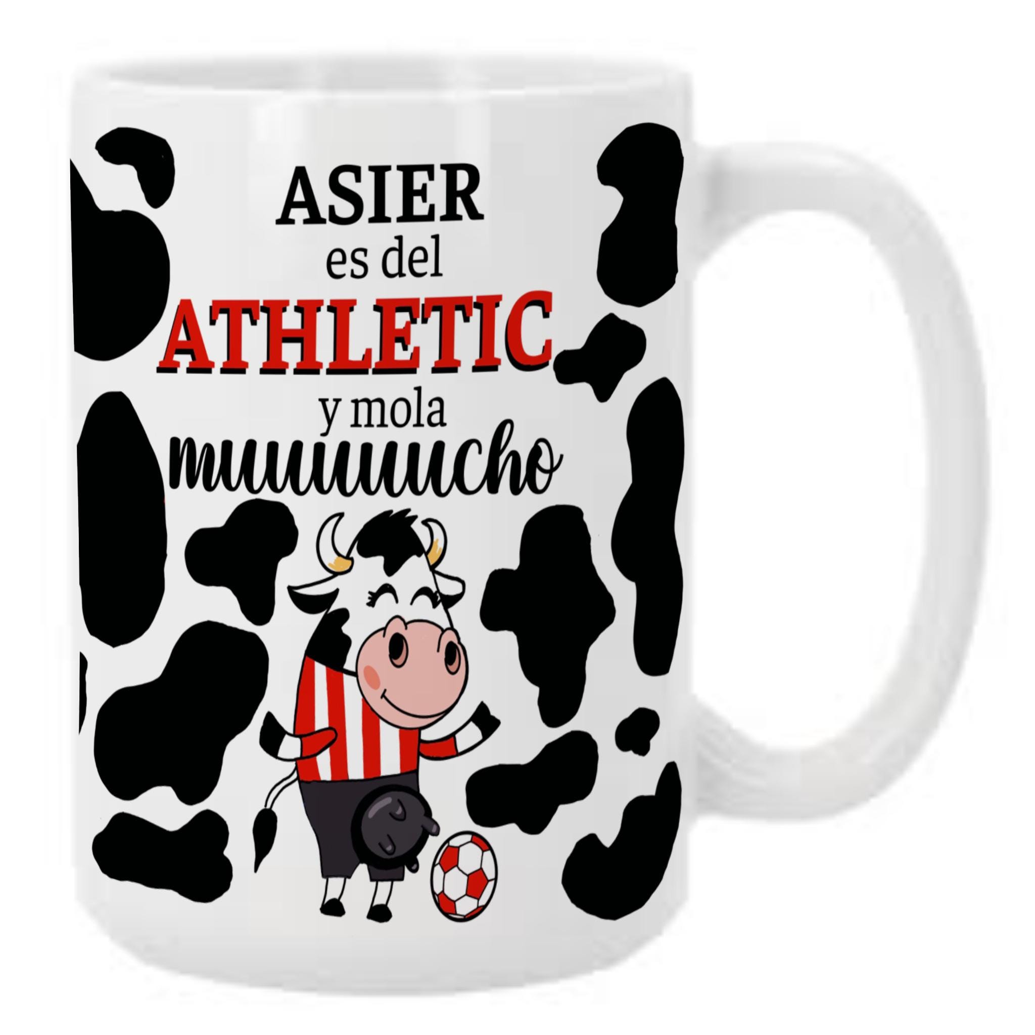 Personalized Athletic Club Mug | Gift for an Athletic Club Fan | XL Mug with Name | Soccer Fanatic | Original Gift for Men or Women
