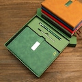 Custom Leather Journal Set,Personalized Leather Notebook ,Personalised A5 Vegan Leather Notebook,Initial Notebook Gifts,Personalized journal product logo