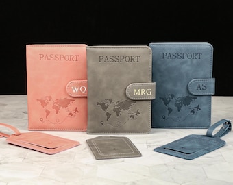 Porte Passeport - Slim étui En Cuir Synthétique Voyage Protecteur Pochette ét