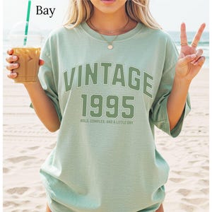 Vintage 1995 shirt 30th birthday gift for her 30th birthday shirt 1995 best friend 30th birthday gift for him or her birthday dirty 30 1995