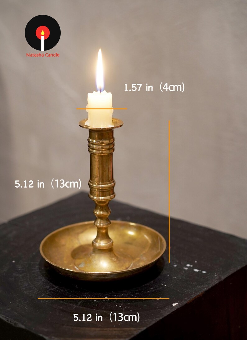 Vintage Brass Candlestick Holder Set, Curated Brass Candle Holders, Antique Style Taper Candle Stands, Old World Home Decor Sigle Holder 28