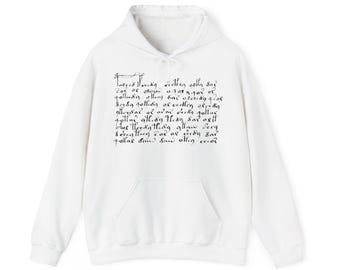 Grillige kunsthoodie, gezellig sweatshirt met unieke illustraties, perfect voor vrijetijdskleding, cadeau voor kunstliefhebbers, stijlvolle gelaagdheid