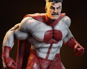 Omni-Man Invincible Collectible Figure | Detailed Hand-Painted Viltrumite Warrior Sculpture
