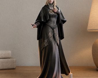 Fire Keeper Dark Souls Collectible Figure | Detailed Hand-Painted Shrine Maiden Sculpture