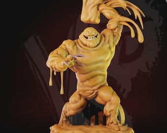 Muzip Clay Shapeshifter Sculpture | Masterpiece Monster Figure with Sewer Base