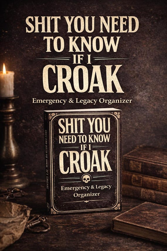 Emergency Legacy Planner | End of Life Organizer, Password Keeper