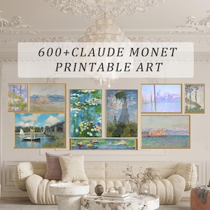 600+ Claude Monet Printable Art, High Resolution, Instant Download, Digital Art, Printable Art