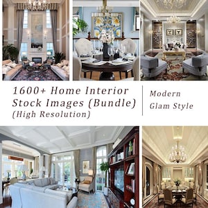 Mais de 1600 fotos de interiores de casas modernas e glamorosas em alta resolução - Imagens de design de interiores de luxo
