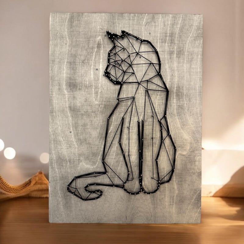 Cat String Art - Etsy