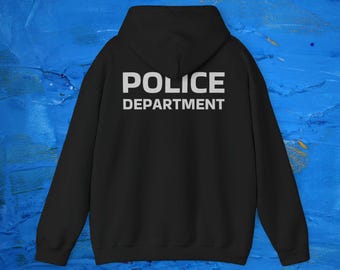 Sudadera con capucha de policía. Sudadera con capucha de policía. Regalo para oficial de policía. Sudadera con capucha de policía. Regalo para compañero de trabajo.