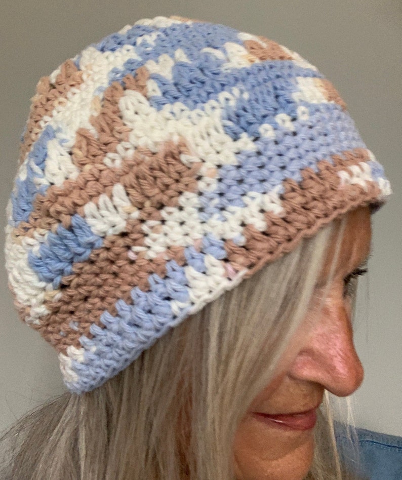 Unique Cotton Hat / One of a Kind Hat / Skull Cap image 2