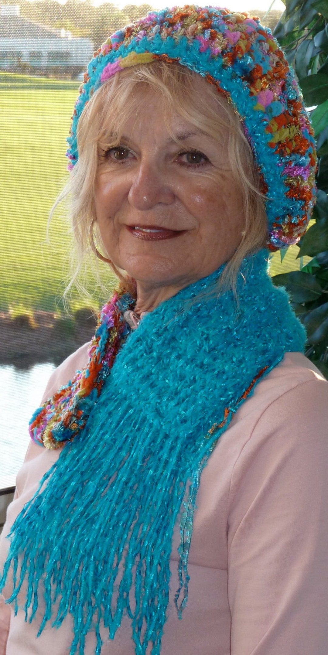 Bohemian Accessories Crochet Hat Scarf Handmade Crochet Hat - Etsy