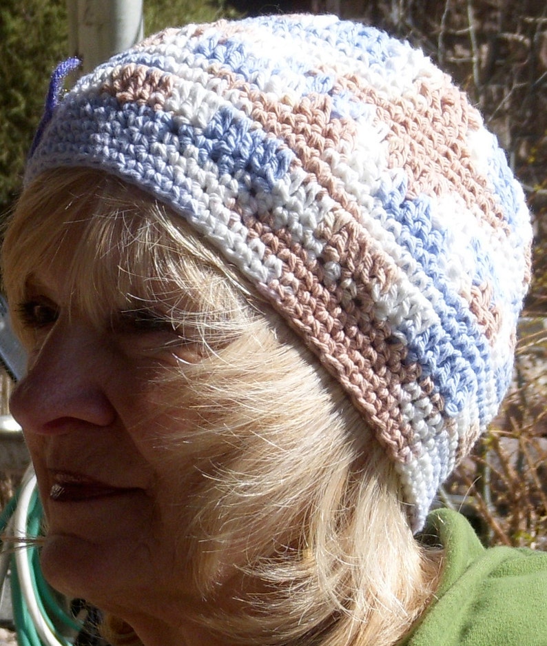 Unique Cotton Hat / One of a Kind Hat / Skull Cap image 8