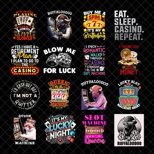 Pacote de cassino em PNG, Pacote de citações de jogos de azar em PNG, Citações de pôquer em PNG, Vibrações de jackpot, Blefe em PNG, Camisa de cassino em PNG, Carta de baralho de cassino em PNG