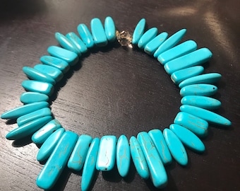 Turquoise Stick Bracelet