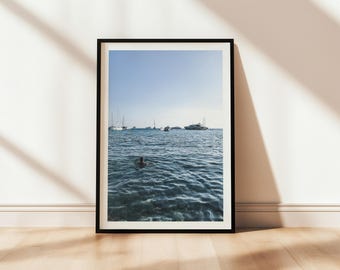 Ibiza Beach Club Art Print: Luxury Coastal Wall Decor