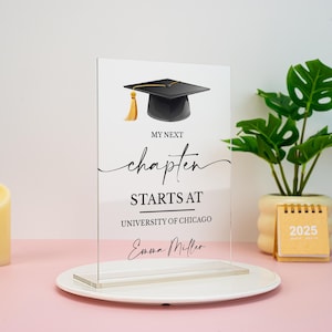 My Next Chapter Starts at Sign, Graduation Next Chapter Begins at Sign,Custom Graduation Party Decoration,Graduation 2025, High School Sign