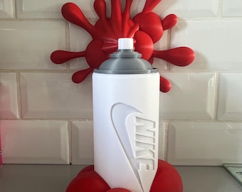 Lampada decorativa in stile graffiti Nike con illuminazione LED multicolore