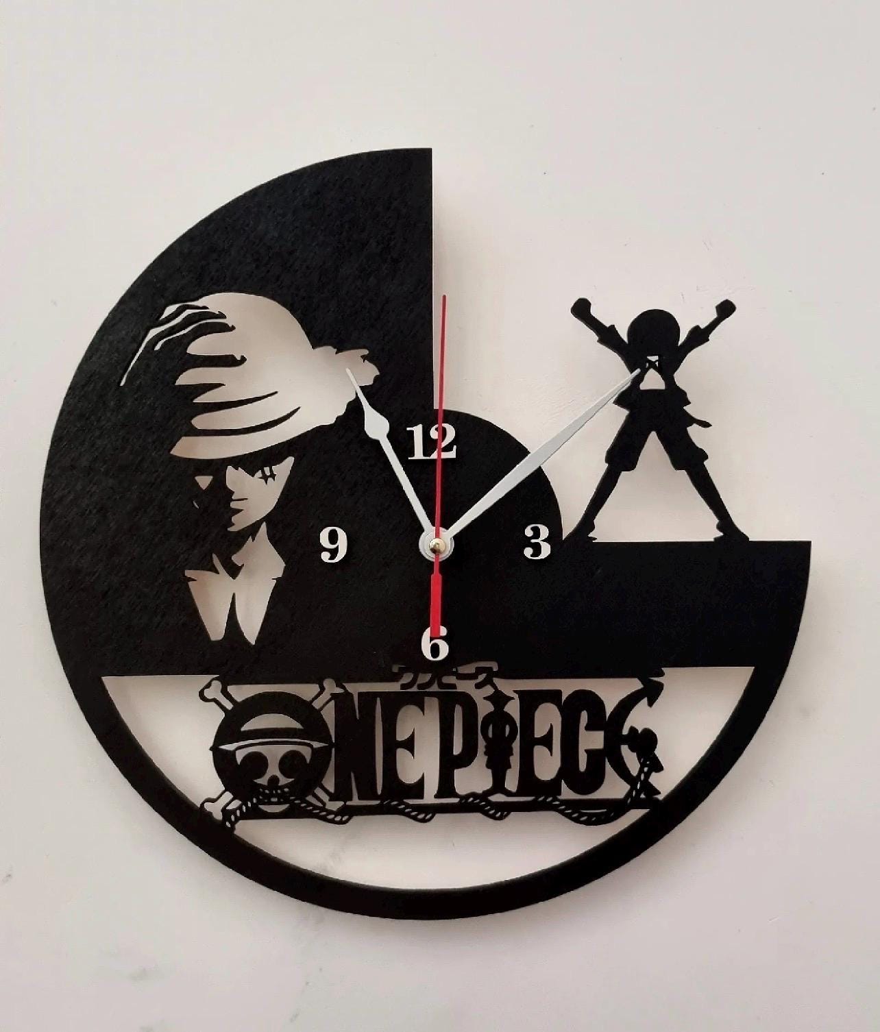 One Piece Anime Wall Clock - Etsy