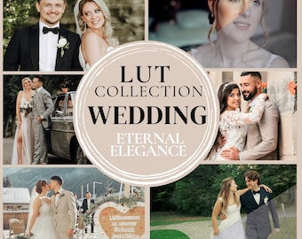 Wedding Cinematic LUT Pack — Curated Film Look, No Fillers | Used on Real Weddings | DaVinci, Premiere Pro, Final Cut