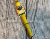 Crayon Beadable Pen – Custom Teacher Gift