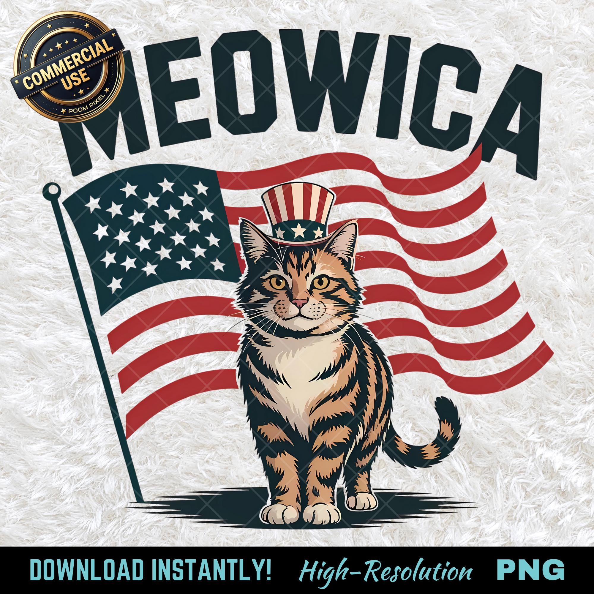 Meowica Cat PNG, Patriotic 4th of July Cat Art, Patriotic Feline Digital  Download, USA Themed Cat Clipart, Independence Day Digital Download - Etsy, image size:2000x2000