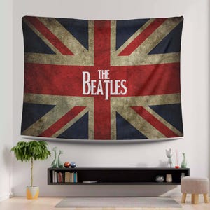 The Beatles Uk Flag - Etsy