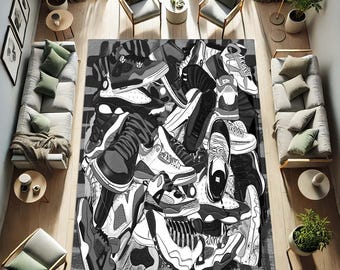 Tapete Sneaker: Decoração de Quarto Estilo Streetwear Hypebeast