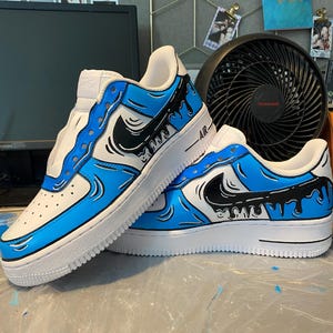 Hand Painted Custom Cartoon Air Force.AF1's | Available In Multiple Colours | Personalised Gifts | For Him | For Her | High Fashion Sneakers