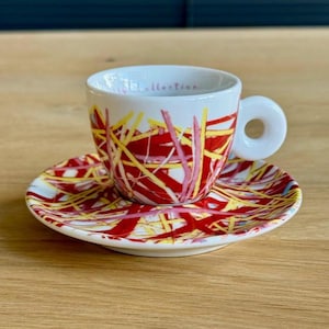 James Rosenquist Illy Art Collection Espresso Set – Limited Edition 1996 Italian Riviera – Nos. 17821 & 18267 (2 in stock)