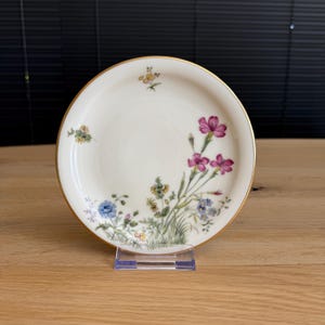 K&A Krautheim Cake Plate or Side Plate - Bavaria Wiesengrund Porcelain - Decor Scène E