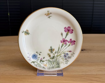 K&A Krautheim Cake Plate or Side Plate - Bavaria Wiesengrund Porcelain - Decor Scène E