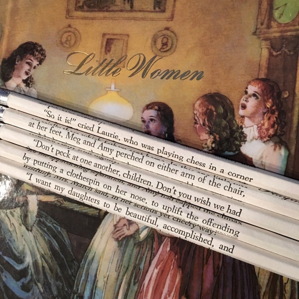 Little Women Wrapped Pencil Set