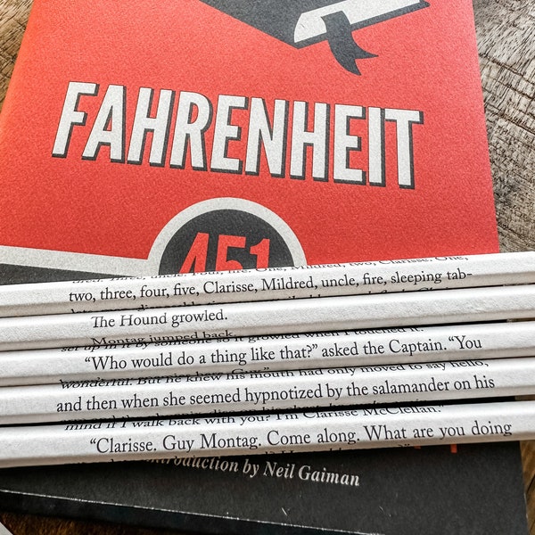 Fahrenheit 451 Wrapped Pencil Set