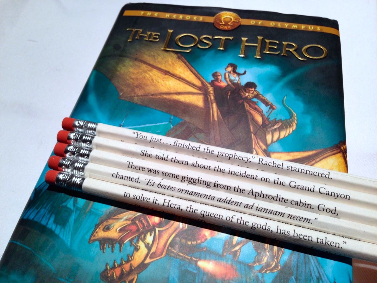 The Lost Hero Wrapped Pencil Set Etsy