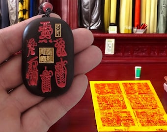 Handcrafted Five Thunder Talisman,Authentic Taoist Exorcism Amulet,Home Protection Against Evil Spirits,Chinese Ghost Repelling Charm