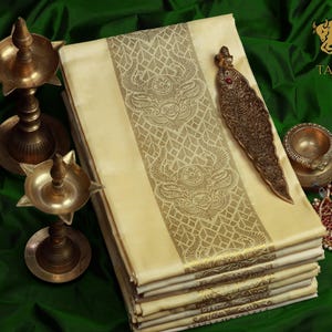 Taurus Zodiac Handloom Silk Dhoti – Rooted in Grace, Wrapped in Strength
