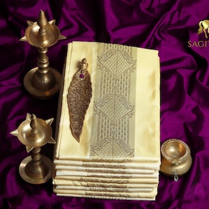 Sagittarius Zodiac Handloom Silk Dhoti – For the Wanderer Draped in Wonder