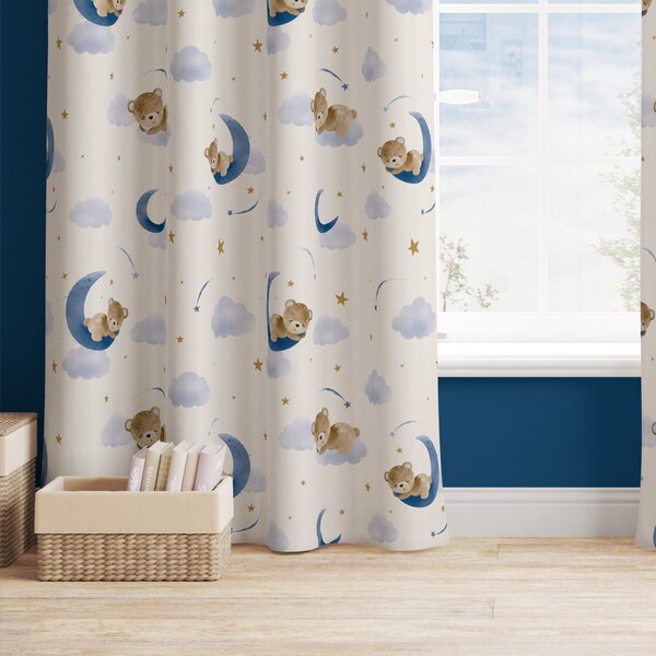 Nursery Curtains Etsy