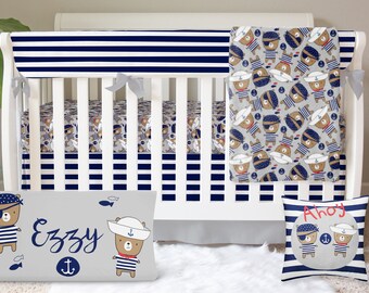 Pirate Nursery Bedding Etsy