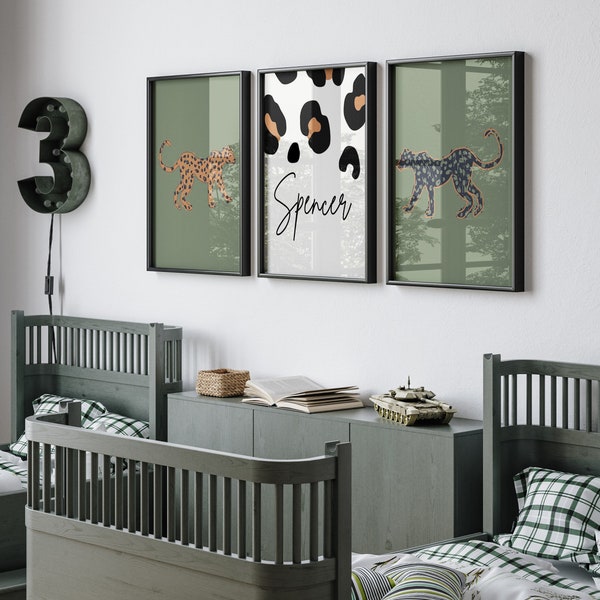 Leopard Nursery Etsy