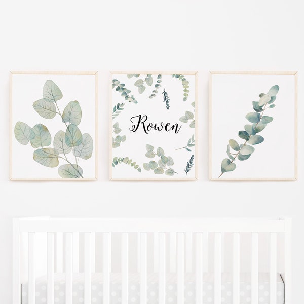 Eucalyptus Nursery Decor Etsy