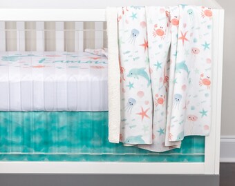starfish crib bedding