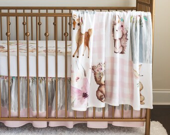 boho woodland nursery bedding