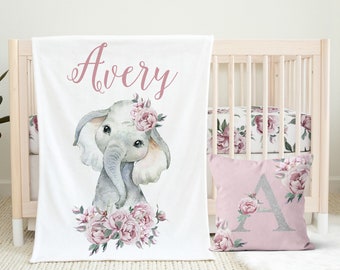 baby boy elephant nursery bedding
