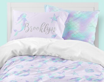 mermaid quilt set