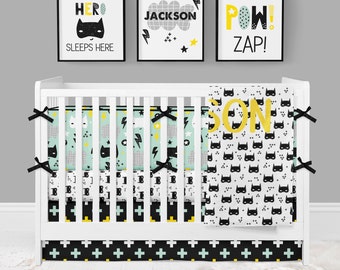 batman crib sheet