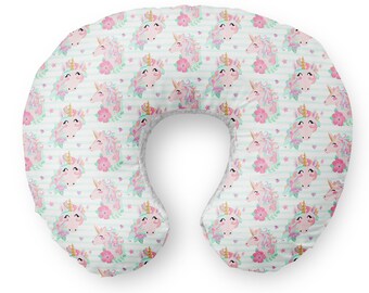 Unicorn boppy cover | Etsy Boppy Nursing Pillow Cover Fairy Tale