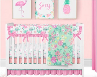 flamingo baby nursery